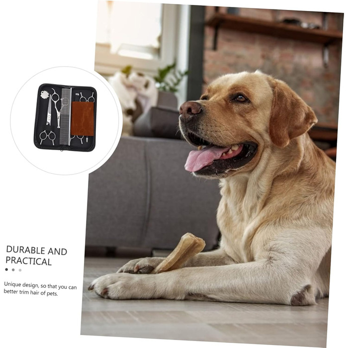 Набір для грумінгу собак: машинка для стрижки, ножиці для шерсті, професійний набір для догляду за собаками, нержавіюча сталь