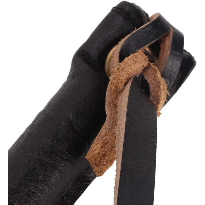 Навчальний жезл для собак, шкіряна петелька для дресирування середніх порід, випадковий колір