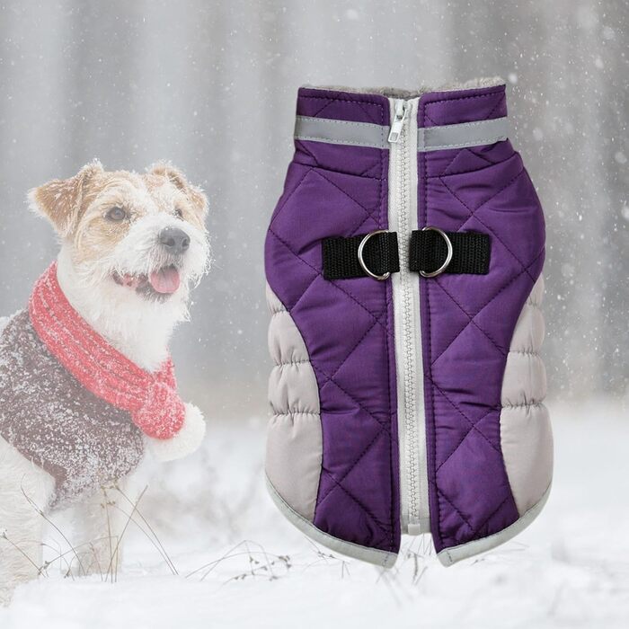 Водонепроникний зимовий одяг для собак Milageto: тепла жилетка для малих, середніх та великих собак, XL