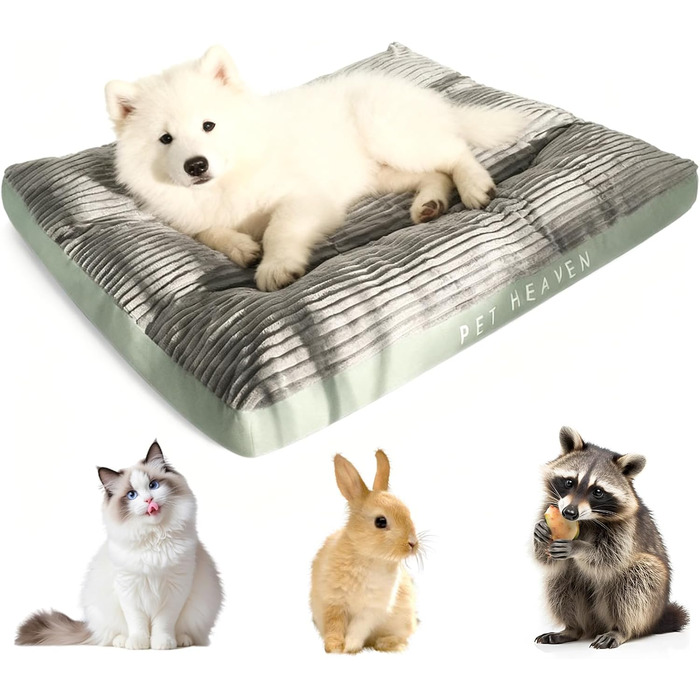 Ортопедичне ліжко для собак великих та середніх порід, зручна лежанка для собак, вологостійкий коврик, знімний кошик, неслизьке покриття, сірий колір, 100x75x7 см