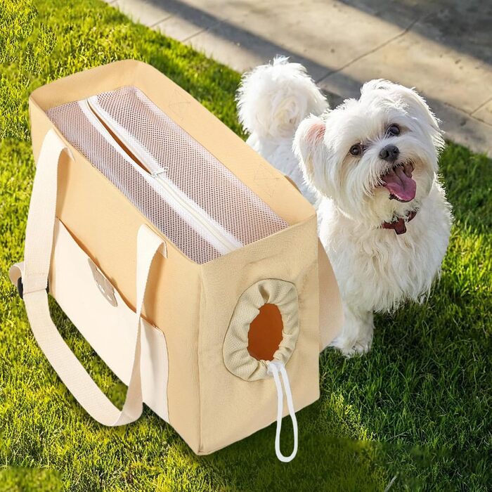 Транспортна сумка для собак та котів, дихаюча, легка, для подорожей, з шнурковою застібкою