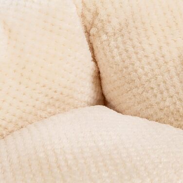 Квіткове ліжко для котів Wallace & Jones Cloey, бежеве, S, 50x50x15 см | Зручне, стильне, з антиковзанням