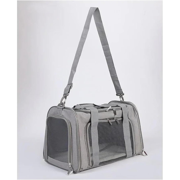 Автомобільний лежак для собак, переноска-рюкзак для тварин з м'яким бавовняним матрацом, безпечна для подорожей, сітчаста переноска для собак (Blue)