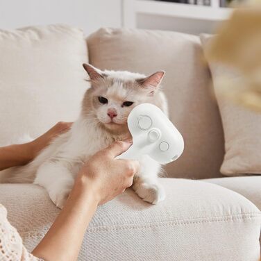 Бурштук для грумінгу собак Furrybasics: для здорового хутра та розпушування | Практична парова щітка для догляду за шерстю