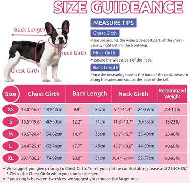 Теплий флісовий жилет для собак: рожевий, XS - жилет, сорочка для собак середніх та великих порід