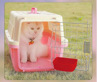 Годівниця-поїлка для клітки AMZSYLV 600 мл (26 шт.) сіра, для кроликів, птахів, котів, цуценят