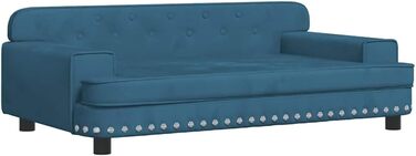 Собаче ліжко/софа для собак, 90 x 53 x 30 см, блакитне, vidaXL