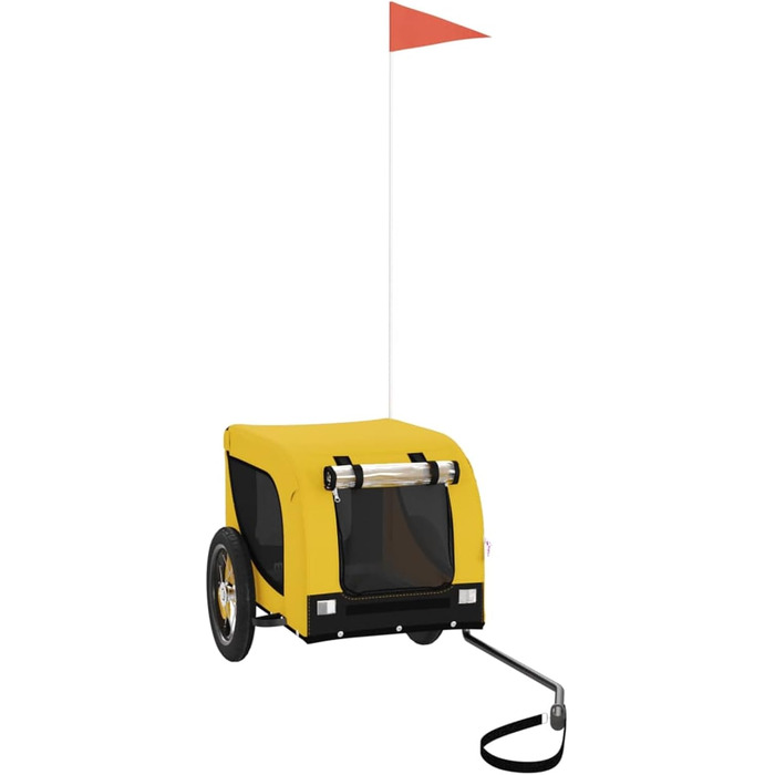 Причіп для собак Oxford Gewebe, жовто-чорний, 124x53x53 см, до 30 кг, Model 93994