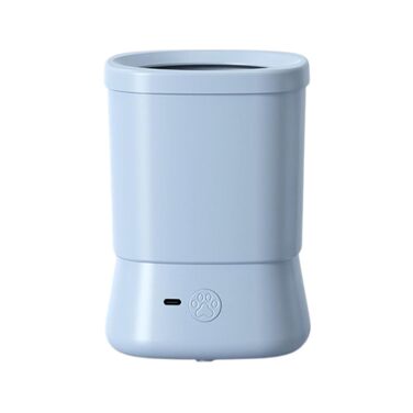 Очищувач лап для собак - портативна щітка, 2 швидкості, вологостійкий, для миття лап та прогулянок, блакитний