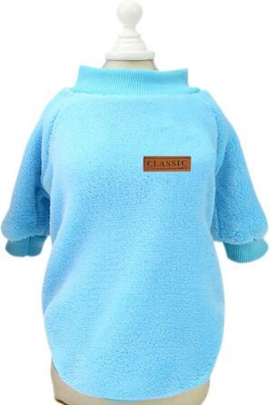 Теплий в'язаний пуловер для собак Jecikelon, зелений, розмір Medium, для цуценят та дорослих собак, зимовий