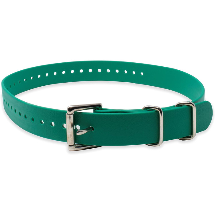 Biothane нашийник для собак Educator, 1,9 см, зелений