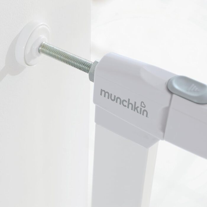 Ворота для дитячого захисту Munchkin Auto Close: автоматичне закриття, сталь, 76-82 см, білий