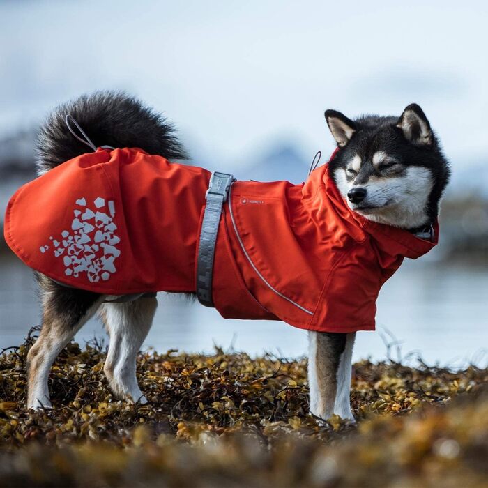 Дощовик для собак Hurtta Monsoon ECO, 61 см, колір Морозний троянда