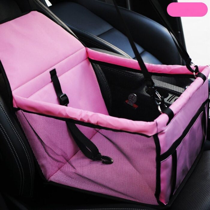 Складана лежанка для цуценят, водонепроникна, з карабіном, універсальна (чорна)