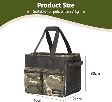 Транспортна сумка для котів та собак Galatée Tragetasche, чорна. Складана переноска для тварин, схвалена авіаперевізниками, для тривалих подорожей.