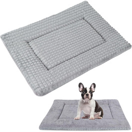 Килимок для собак, миючий, м'який, для маленьких, середніх та великих собак, сірий, 90x70 см (XZ016)