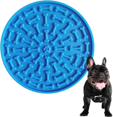 Лежанка-лежак для собак з силікону з присосками, антистрес, навчання, відволікання, без запаху