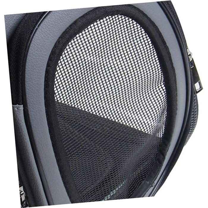 Транспортна сумка для котів POPETPOP - переноска для тварин, сіра, для подорожей та вигулу