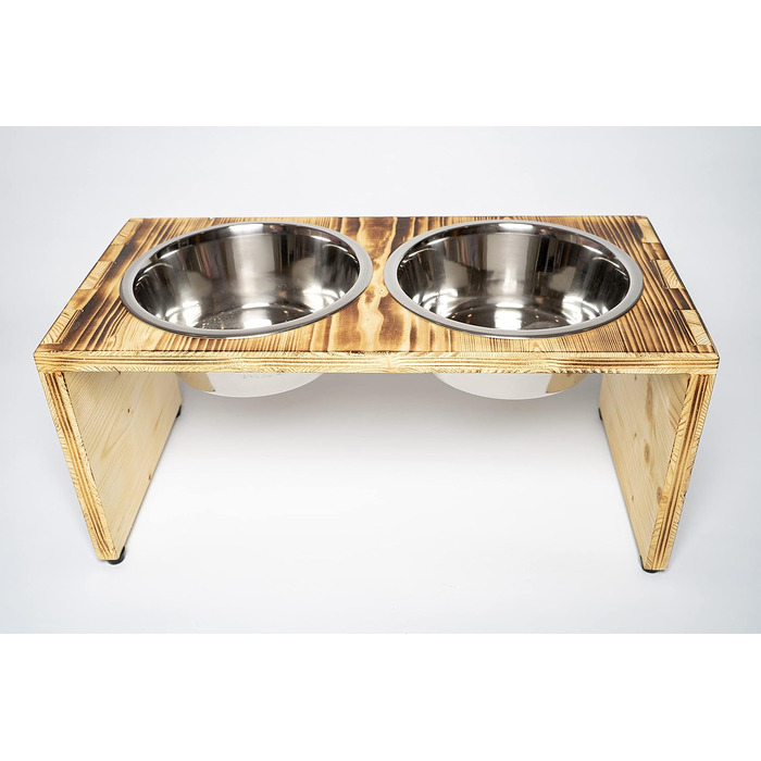 Підвищений годівниця для собак Basic 2x1600 мл, 23 см - для середніх та великих собак