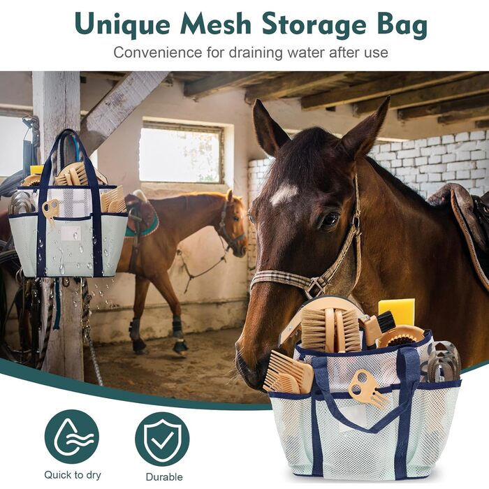 Набір для догляду за конем GHWMYD 13 предметів: щітки, гребінці, інструменти для грумінгу