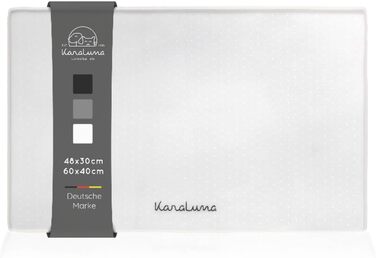 Підставка під посуд KaraLuna Premium Silikon, 60x40 см, прозора, кутова