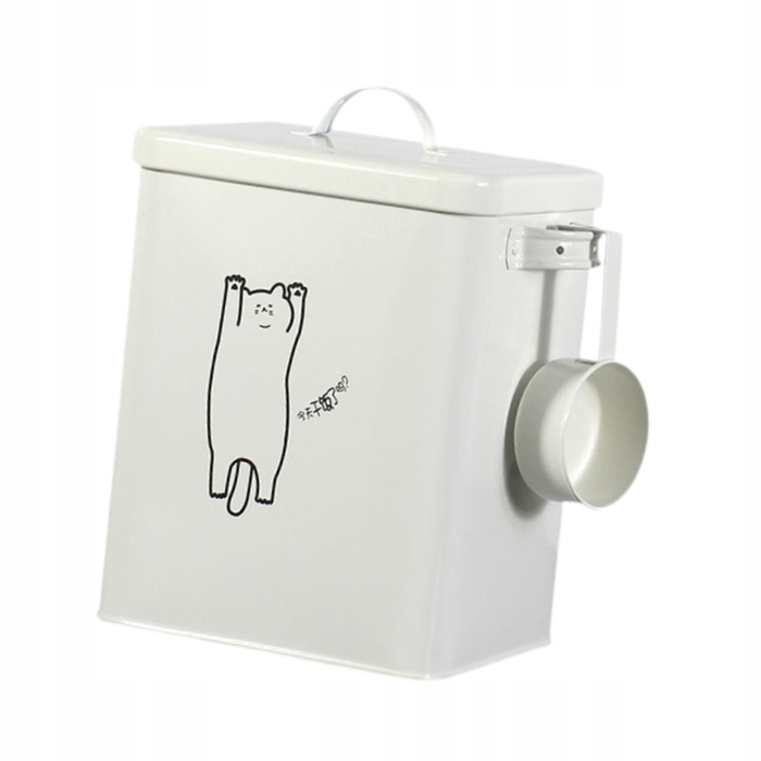 Герметичний контейнер для зберігання сухого корму для котів та круп, універсальний органайзер для продуктів