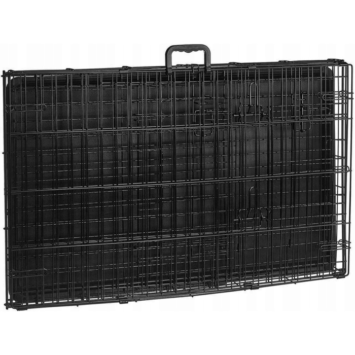 Клітка зі сталі з порошковим покриттям Ender для великих порід собак, 76 x 120 x 82 см
