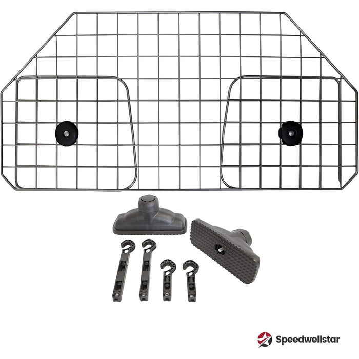 Сітка для собак у багажник авто, регульована металева сітка-перегородка, захист для тварин