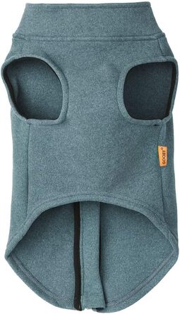 Жилет для собак GOOBY Zip Up Feece, турквіс-мікро, розмір Medium (обхват грудей ~44 см)