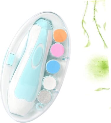 Електричний триммер для нігтів Milisten для котів та собак з LED-підсвіткою, тихий мотор, безпечна догляд, блакитний колір