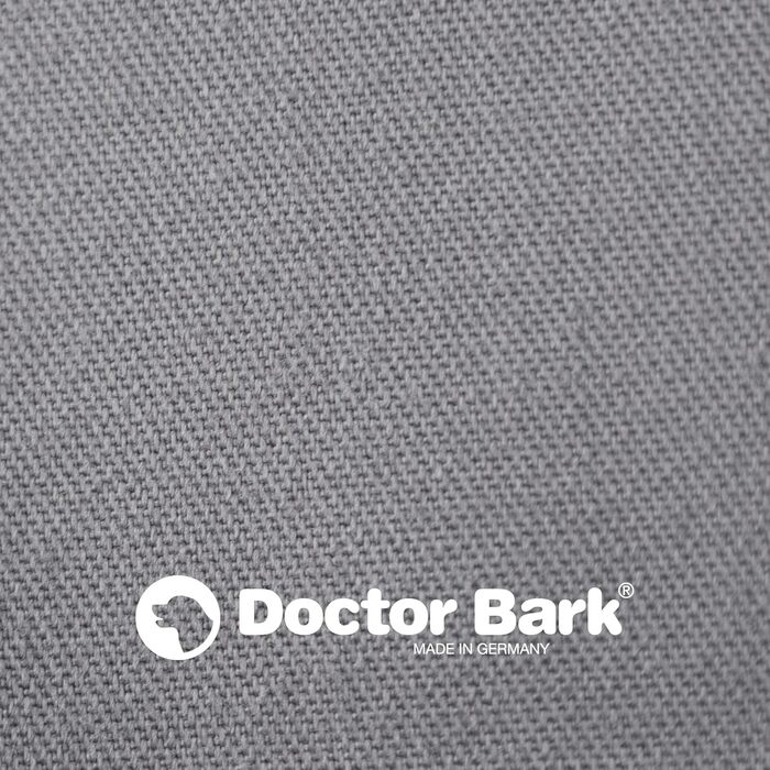 М'яке ліжко для собак великих порід Doctor Bark GreenLabel: велике, зручне, легко миється, світло-сірий колір