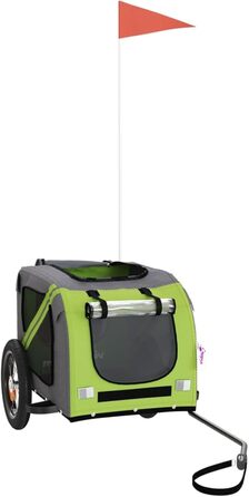 Кошик для велосипеда для собак, зелено-сірий, Oxford, вантажопідйомність 30 кг, Model 93871