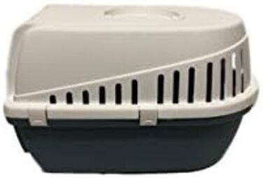 Транспортна переноска Savic Trotterbox 1, блакитно-біла, 48 x 33 x 31 см