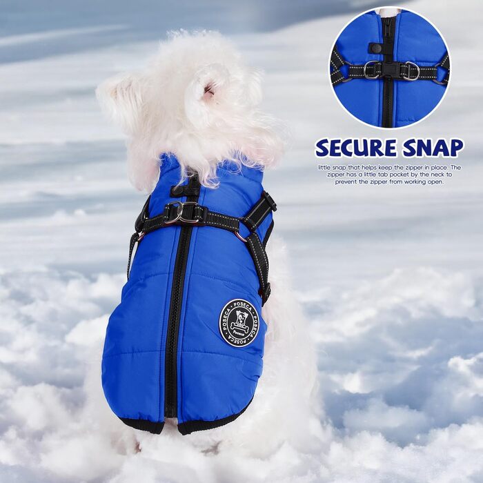 Зимовий теплий одяг для собак: куртка, жилетка, плащ. Водонепроникний одяг для маленьких, середніх та великих собак. Зелений (4XL, блакитний)