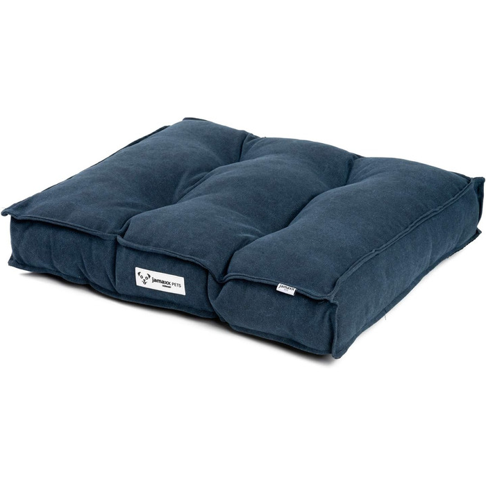 Подушка для собак JAMAXX з м'якою наповнювачем, знімний чохол, собача лежанка, підстилка, темно-синій, 65x55 см