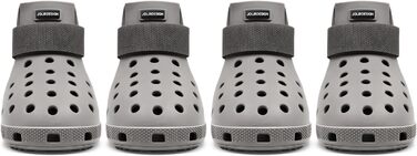 Чоботи для собак: захист подушечок лап, водонепроникні, зручні, дихаючі, неслизькі, легко миються. Ідеально для літа та зими (сірий, XS)