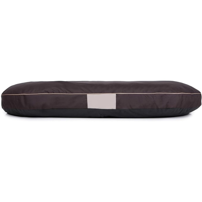 Кругла лежанка для собак Oval - міцна, водонепроникна, з м'яким наповнювачем, 87x68x15 см, коричнева