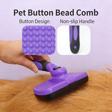 Набір для догляду за шерстю собак та котів (9 шт.): триммер для кігтів, щітка-вичесалка, купальна щітка, скребок для шампуню та аксесуари для грумінгу для короткошерстих та довгошерстих тварин