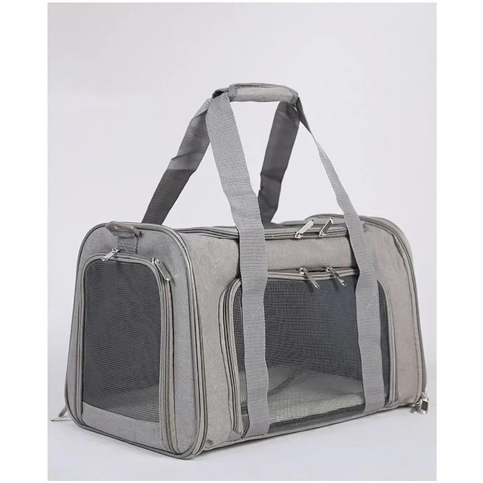 Автомобільний лежак для собак, переноска-рюкзак для тварин з м'яким бавовняним матрацом, безпечна для подорожей, сітчаста переноска для собак (Blue)