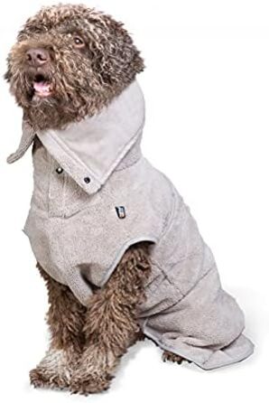 Рушник для собак Elropet, XS-XL, бежевий, мікрофібра, швидковисихаючий