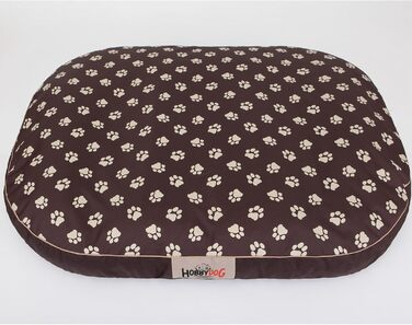 HobbyDog Овальний лежак для собак з підстилкою та іграшкою, лежанка-рушник, підстилка для собак, килимок для собак, спальне місце (XXL 130x100 см)