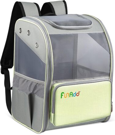 Hunderucksack ALLSOPETS для котів та маленьких собак, жовтий - складний, з матом для подорожей