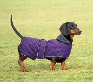 MOREZI Зимовий теплий одяг для собак - водонепроникний пуловер для такс з вовняною підкладкою та регульованими ременями, теплий зимовий одяг для маленьких собак на вулицю, колір зелений, розмір S (довжина спини: 36-38 см), зелений (S(довжина спини:36-38см