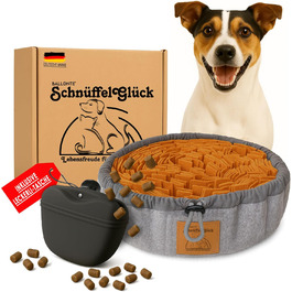 Килимок-нірка для собак: інтелектуальна іграшка та засіб для зайнятості, миючий, нековзний, регульований розмір. Іграшка для собак з мішечком для ласощів та екологічною упаковкою