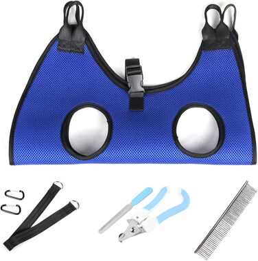 Гамак для грумінгу собак Muejjur, гамак для підстригання нігтів, ідеально для грумінгу та догляду за собаками, вага 20-29,9 кг