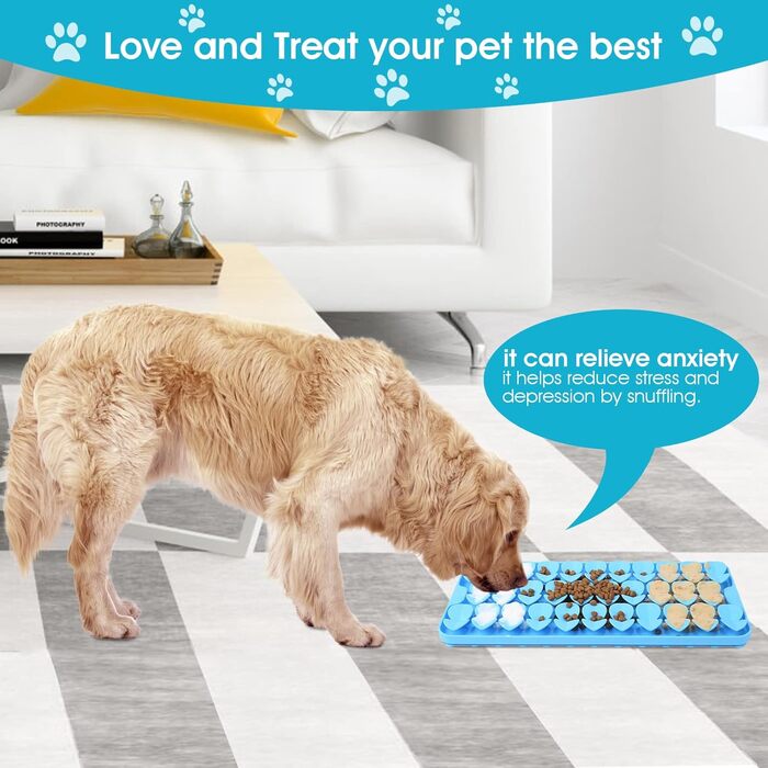 Силіконова пошукова килимок для собак (лист)