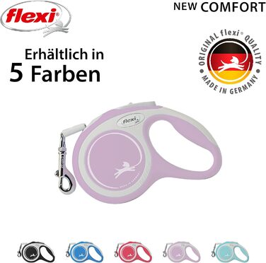 Рулетка для собак Flexi New Comfort XS, 3 м, рожева