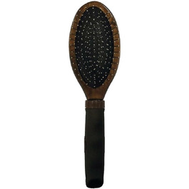 Щітка для собак Croci Barbershop з нержавіючою сталлю, для всіх типів шерсті, видаляє підшерсток та розплутує вузли