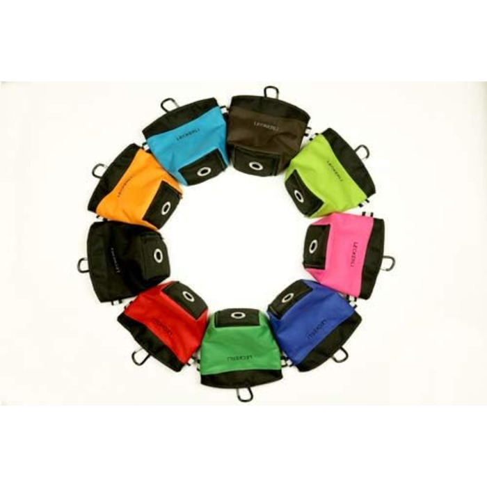 Сумка для корму та ласощів для собак з магнітним закриттям та відділенням для відходів, рожева версія