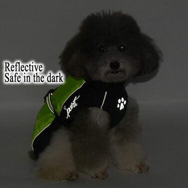 Водонепроникний дощовик для собак середніх та великих порід Zunea, відбиваючий, легкий, вітронепроникний, з сіткою всередині, захист від дощу, для прогулянок на відкритому повітрі, зелений, 3XL